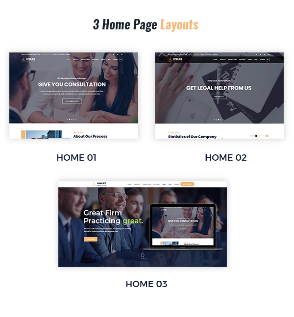 Unilex - Law Firm & Lawyer HTML Template